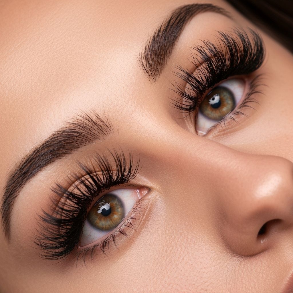 Luxury lash close-up